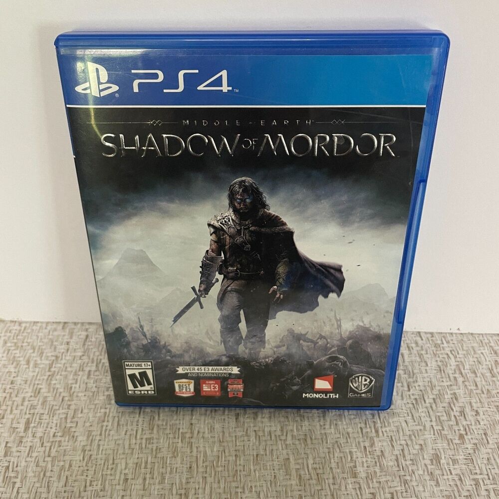 Middle Earth: Shadow of Mordor Video Game for Sony Playstation 4
